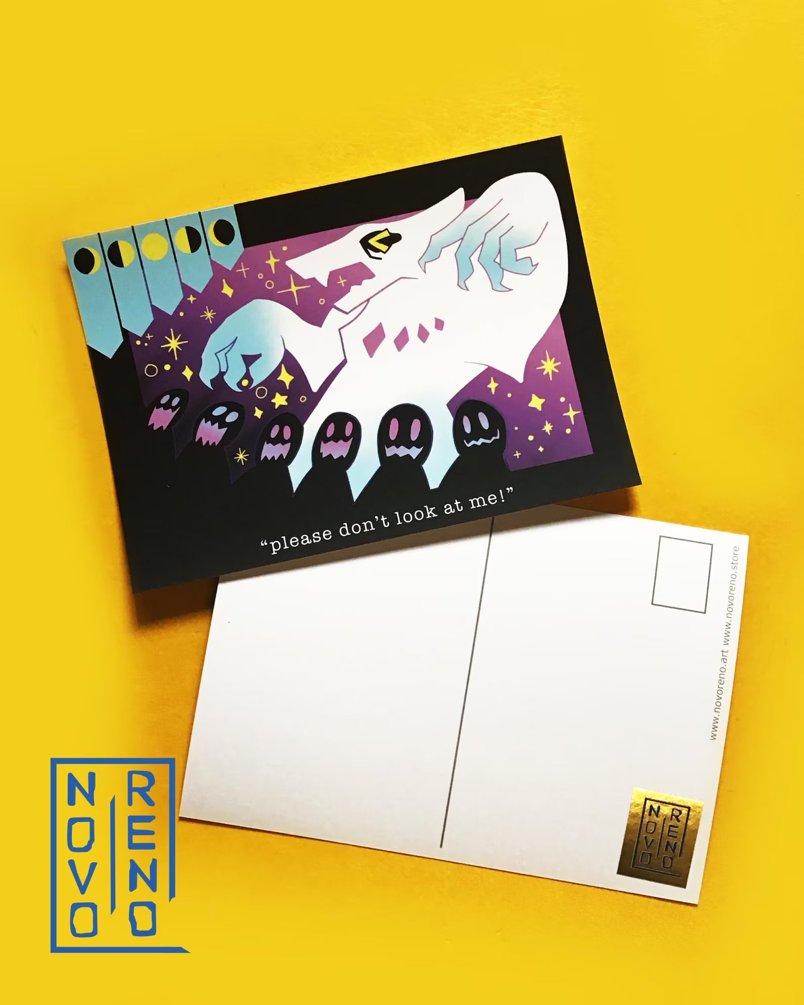 SHY WOLF - A6 Postcard