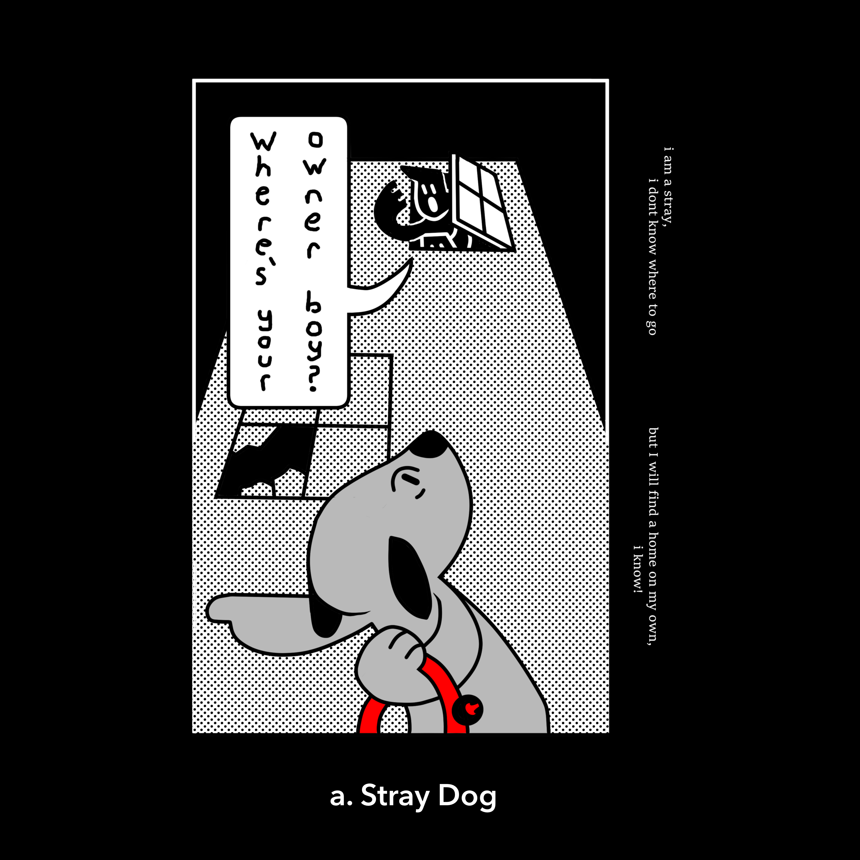 THE STRAYS SERIES: A6 Postcards