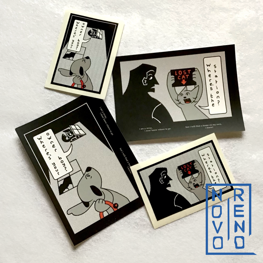 THE STRAYS SERIES: A6 Postcards