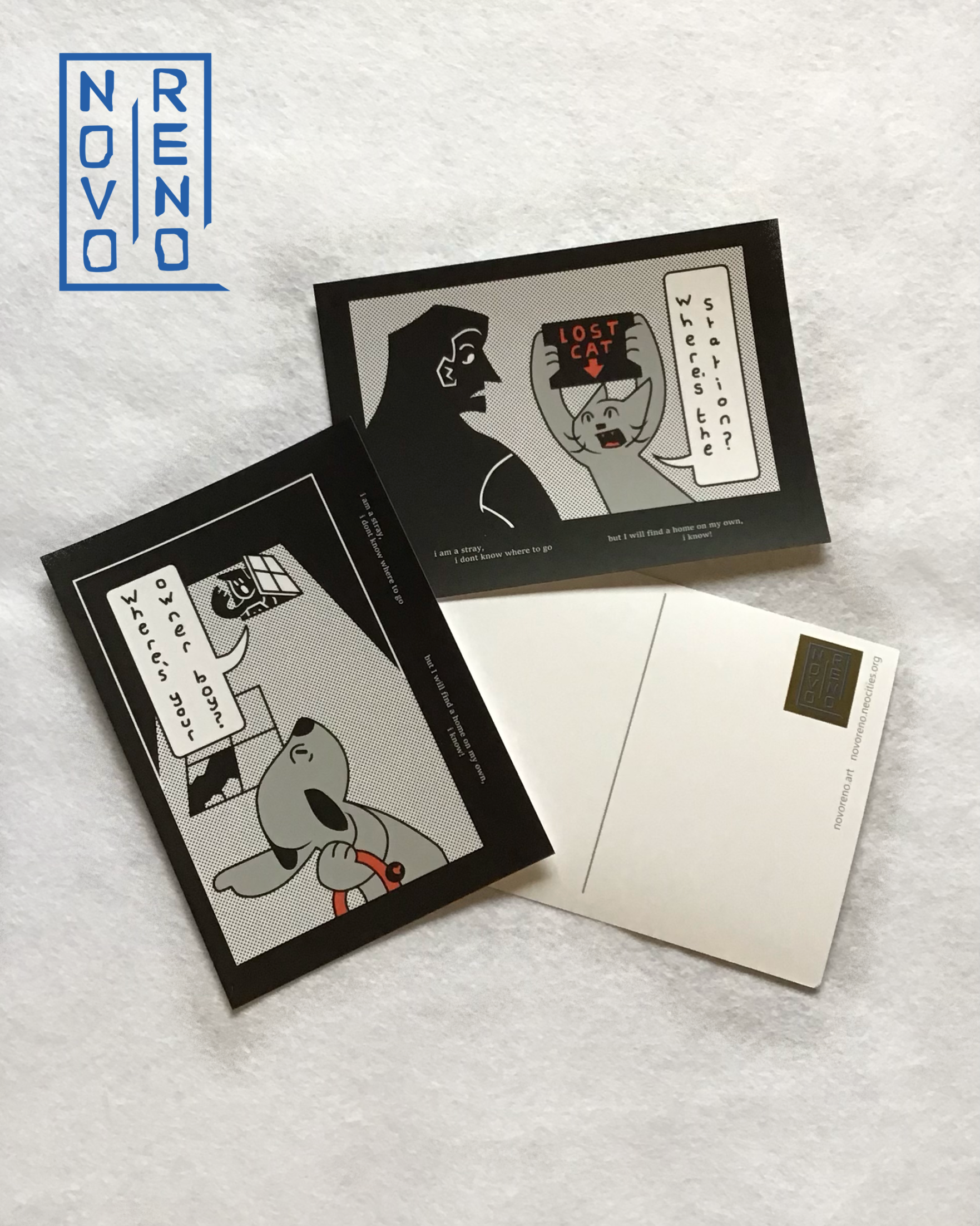 THE STRAYS SERIES: A6 Postcards