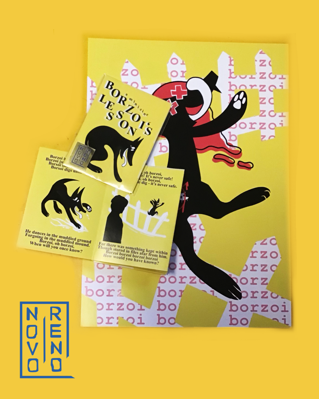 BORZOI’S LESSON [Physical Version] - Minizine Poster Combo