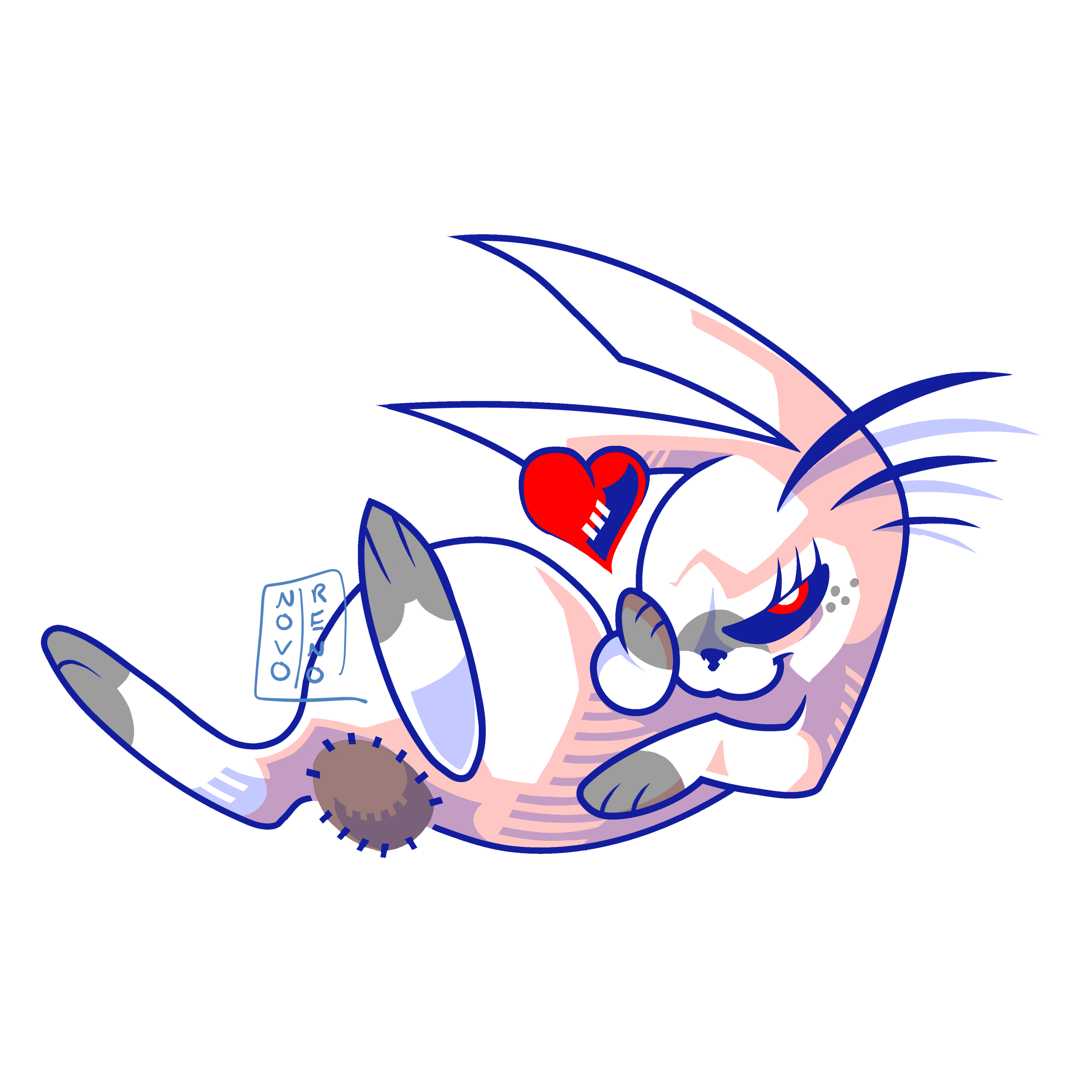 Cheeky Bunny: Sticker