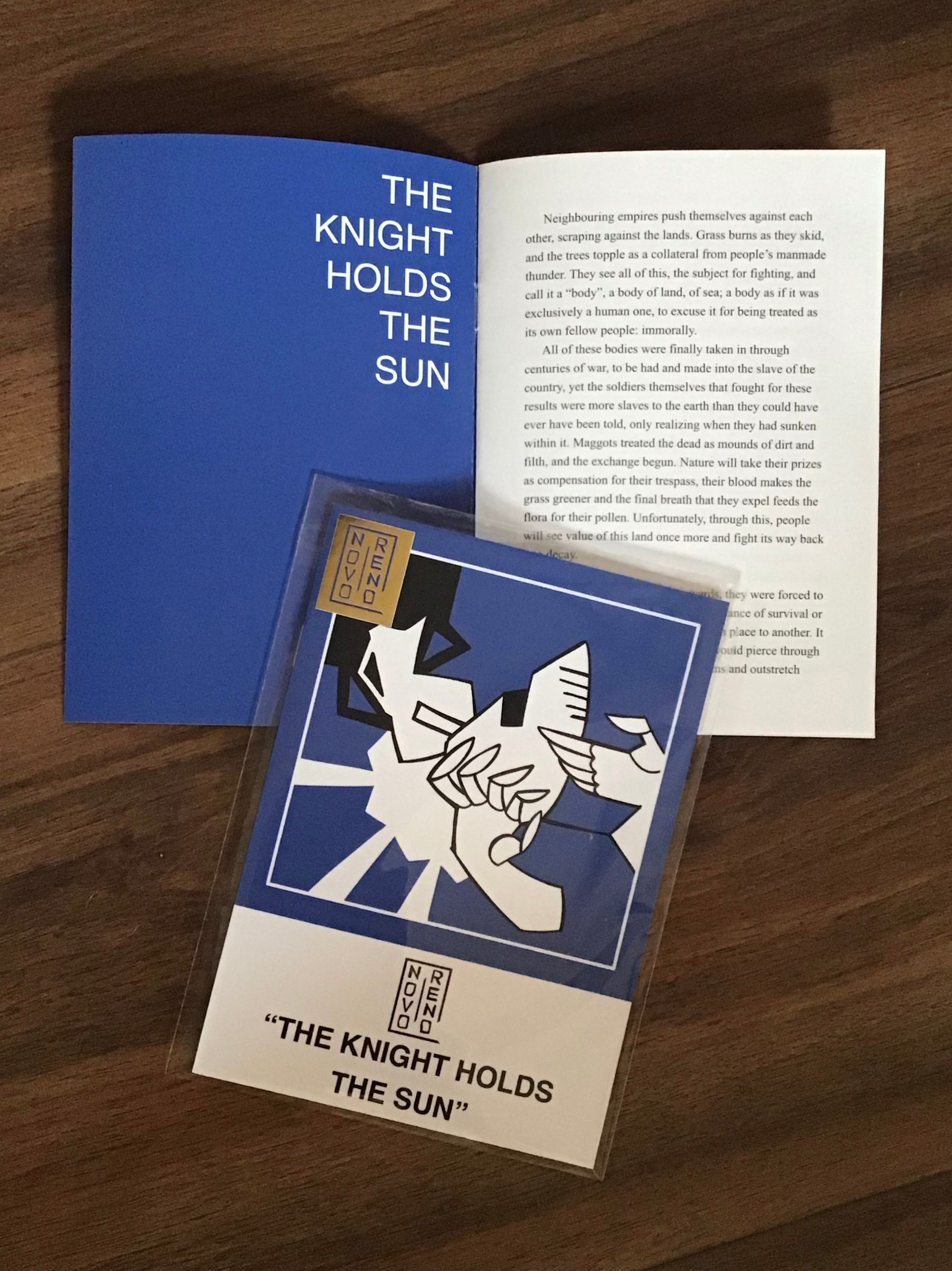 THE KNIGHT HOLDS THE SUN [Physical Version] - Short Story Zine