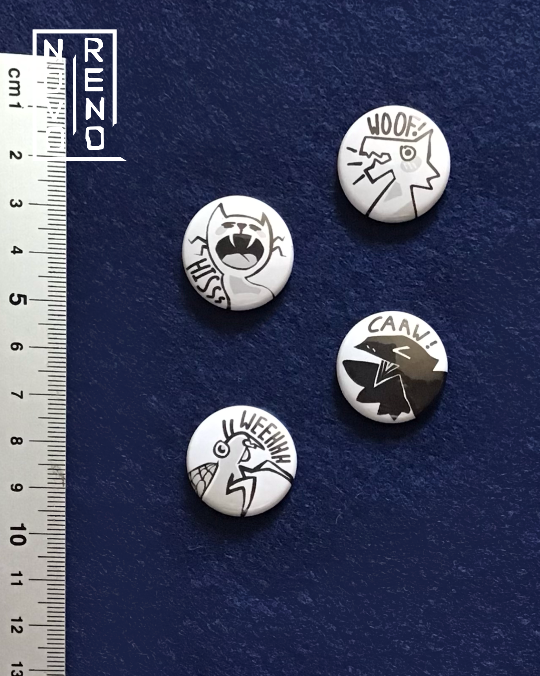 SHUT UP!! SERIES: Mini Buttons